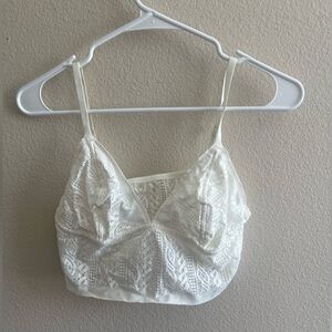 Aerie White Lace Bralette